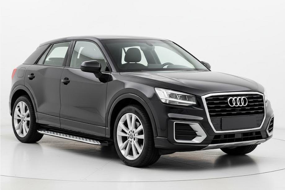 Audi Q2 2016- Side Steps Shining V1 (2 pcs, Aluminum) Image
