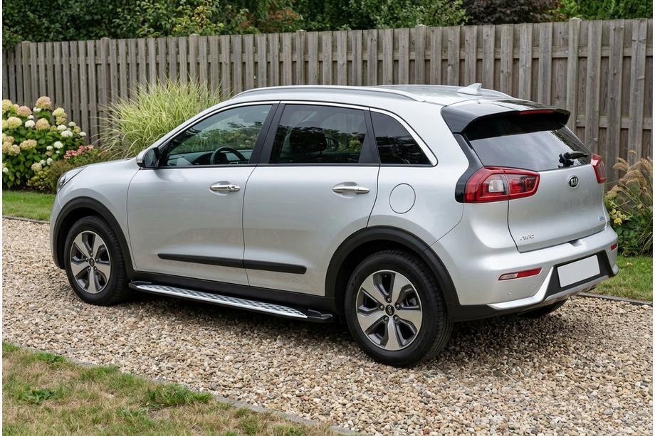 Kia Niro 2016–2021 Side Steps Shining V1 (2 pcs, Aluminum) Image