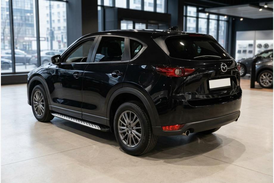 Mazda CX-5 2017–2025 Side Steps Shining V1 (2 pcs, Aluminum) Image