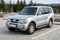 Mitsubishi Pajero Wagon III 1999-2006 Side Steps Shining V1 (2 pcs, Aluminum) photo 1
