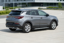 Opel Grandland X 2017- Side Steps Shining V1 (2 pcs, Aluminum) photo 1