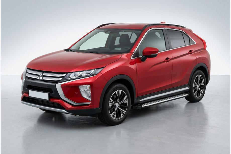 Mitsubishi Eclipse Cross 2017- Side Steps Shining V1 (2 pcs, Aluminum) Image