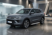SsangYong Korando 2019- Side Steps Shining V1 (2 pcs, Aluminum) photo 1