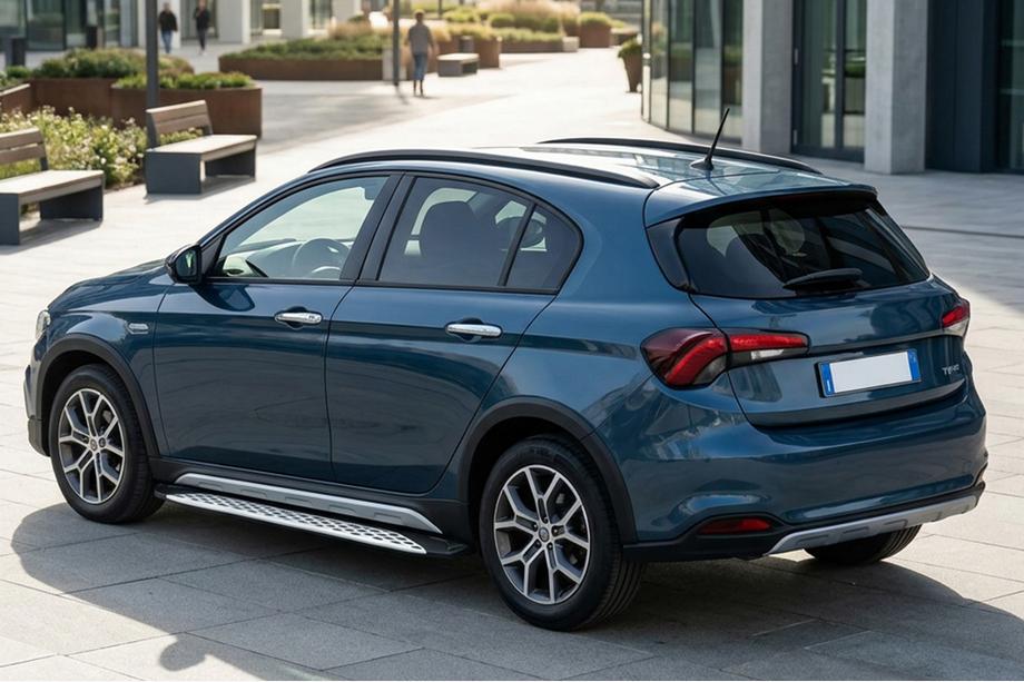 Fiat Tipo Cross 2021- Side Steps Shining V1 (2 pcs, Aluminum) Image