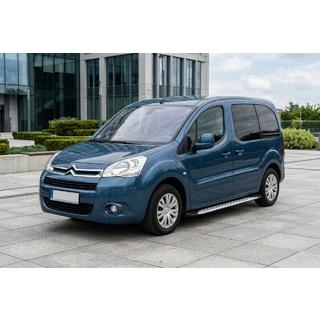 Side Steps Shining V1 (2 pcs, Aluminum) Citroen Berlingo 2008-2018 photo 1