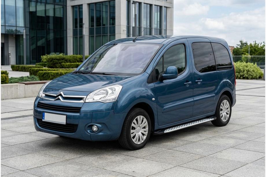 Citroen Berlingo 2008-2018 Side Steps Shining V1 (2 pcs, Aluminum) Image