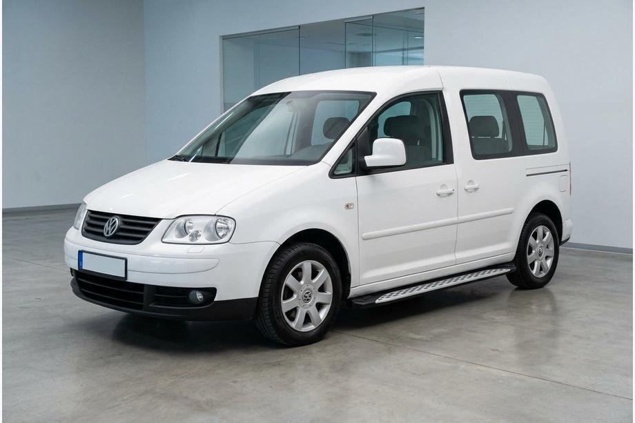 Volkswagen Caddy 2004-2010 Side Steps Shining V1 (2 pcs, Aluminum) Image