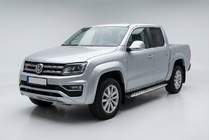 Volkswagen Amarok 2010-2022 Side Steps Shining V1 (2 pcs, Aluminum) photo 1