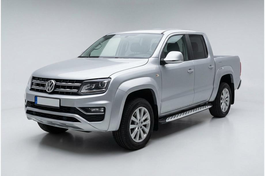 Volkswagen Amarok 2010-2022 Side Steps Shining V1 (2 pcs, Aluminum) Image