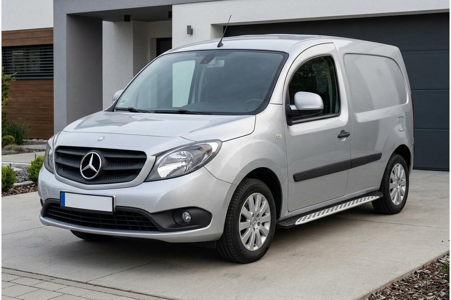 Mercedes Citan 2013-2021 Side Steps Shining V1 (2 pcs, Aluminum) Photo 1