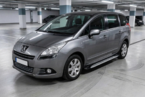 Peugeot 5008 2009-2016 Side Steps Shining V1 (2 pcs, Aluminum) photo 1