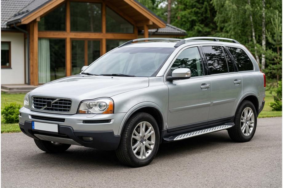 Volvo XC90 2002-2014 Side Steps Shining V1 (2 pcs, Aluminum) Image