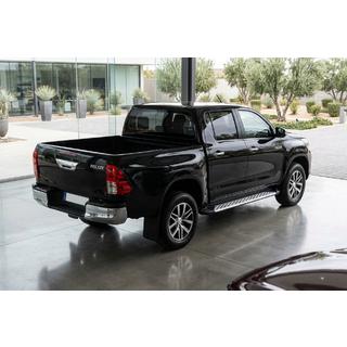 Side Steps Shining V1 (2 pcs, Aluminum) Toyota Hilux 2015- photo 1