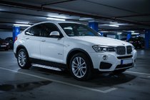 BMW X4 F26 2014-2018 Side Steps Shining V1 (2 pcs, Aluminum) photo 1