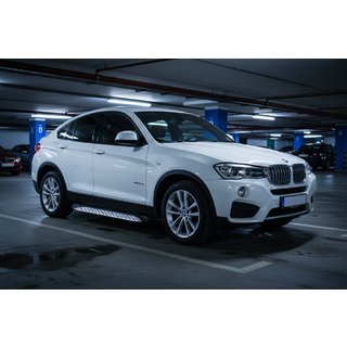 Side Steps Shining V1 (2 pcs, Aluminum) BMW X4 F26 2014-2018 photo 1
