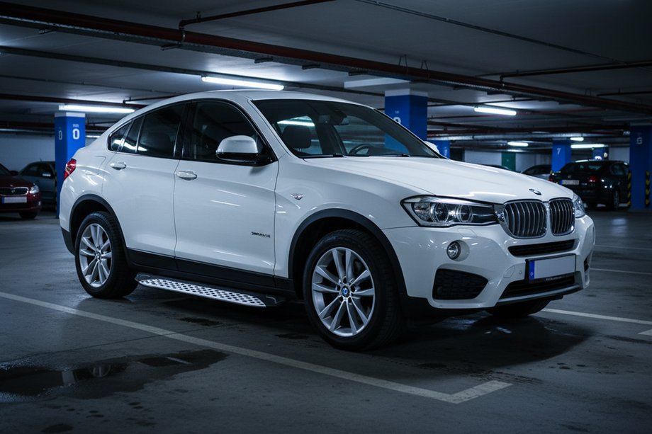 BMW X4 F26 2014-2018 Side Steps Shining V1 (2 pcs, Aluminum) Image