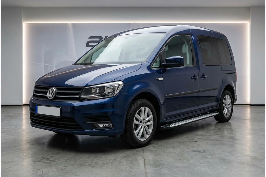 Volkswagen Caddy 2015-2020 Side Steps Shining V1 (2 pcs, Aluminum) Image