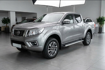 Nissan Navara/NP300 2016- Side Steps Shining V1 (2 pcs, Aluminum) photo 1