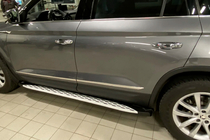Skoda Kodiaq 2016-2023 Side Steps Shining V1 (2 pcs, Aluminum) photo 6