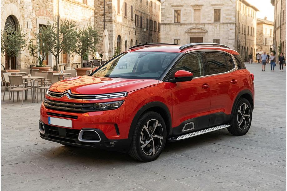 Citroen C5 Aircross 2017-2025 Side Steps Shining V1 (2 pcs, Aluminum) Image
