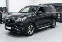 SsangYong Rexton II 2017- Side Steps Shining V1 (2 pcs, Aluminum) photo 1