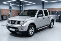 Nissan Navara 2006-2015 Side Steps Shining V1 (2 pcs, Aluminum) photo 1
