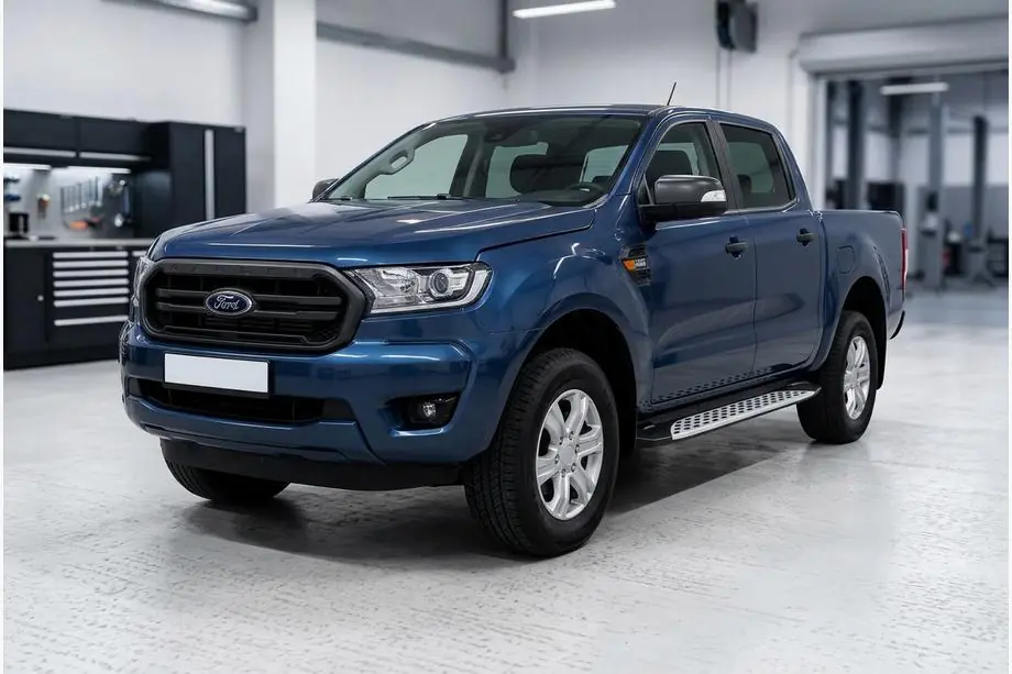 Ford Ranger 2011–2022 Side Steps Shining V1 (2 pcs, Aluminum) Image