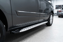 Ford Custom 2013-2022 Side Steps Shining V1 (2 pcs, Aluminum) photo 1