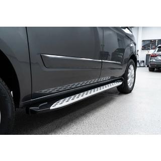 Side Steps Shining V1 (2 pcs, Aluminum) Ford Custom 2013-2022 photo 1