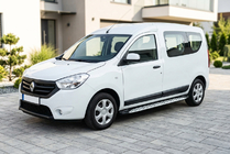 Dacia Dokker 2013-2022 Side Steps Shining V1 (2 pcs, Aluminum) photo 1