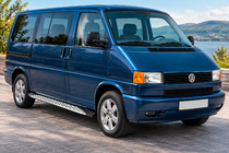 Volkswagen T4 Caravelle/Multivan 1990–2003 Side Steps Shining V1 (2 pcs, Aluminum) photo 1