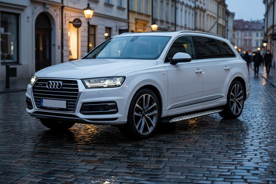 Audi Q7 2015–2026 Side Steps Shining V1 (2 pcs, Aluminum) Image