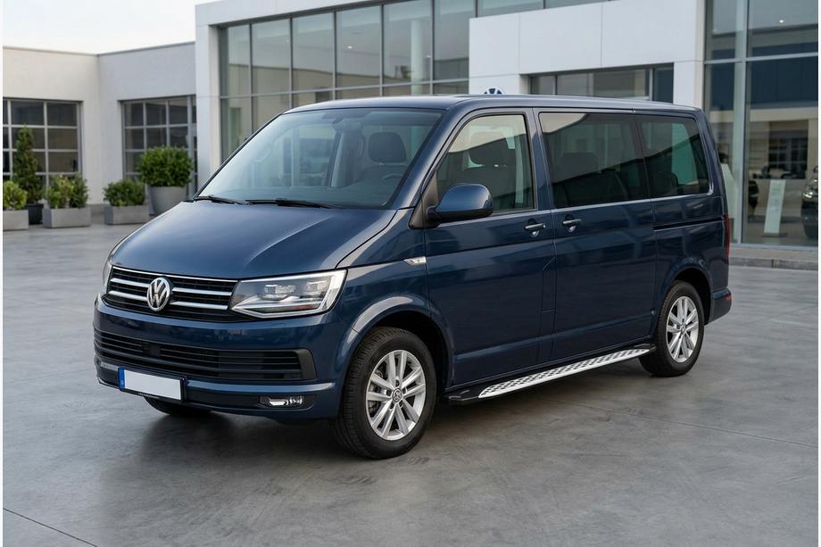 Volkswagen T6 2015-2024 Side Steps Shining V1 (2 pcs, Aluminum) Image