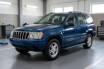 Jeep Grand Cherokee WJ 1999-2004 Side Steps Maya Blue (2 pcs, Aluminum) photo 1