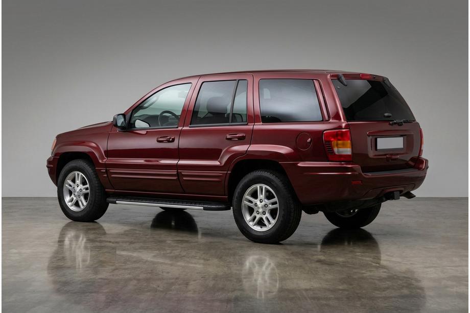 Jeep Grand Cherokee WJ 1999-2004 Side Steps Bosphore Grey (2 pcs, Aluminum) Image