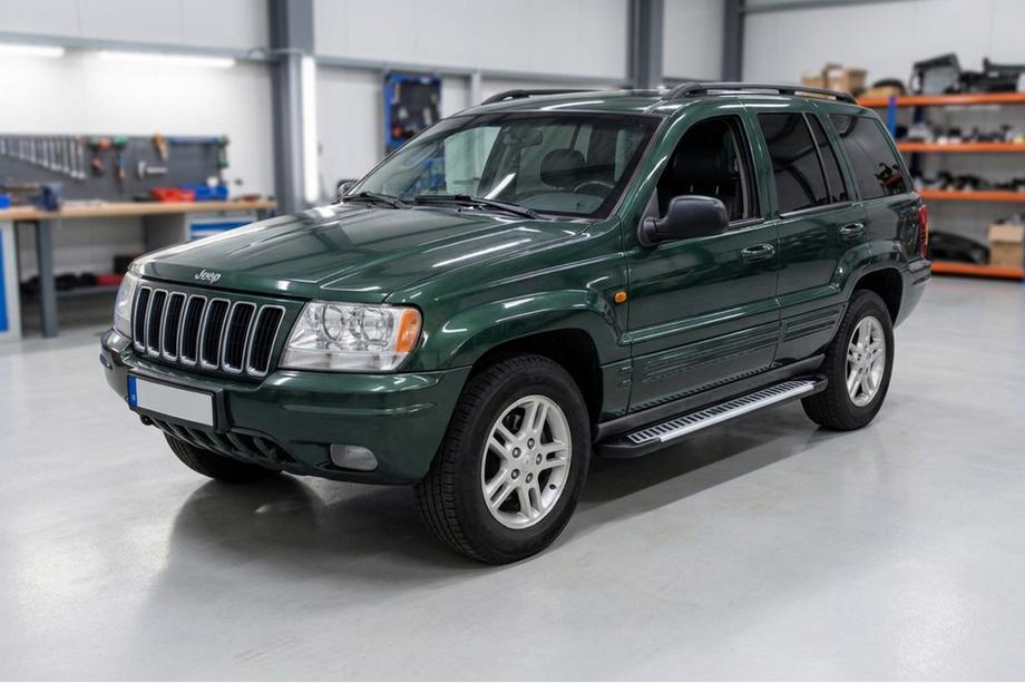 Jeep Grand Cherokee WJ 1999-2004 Side Steps Line (2 pcs, Aluminum) Image