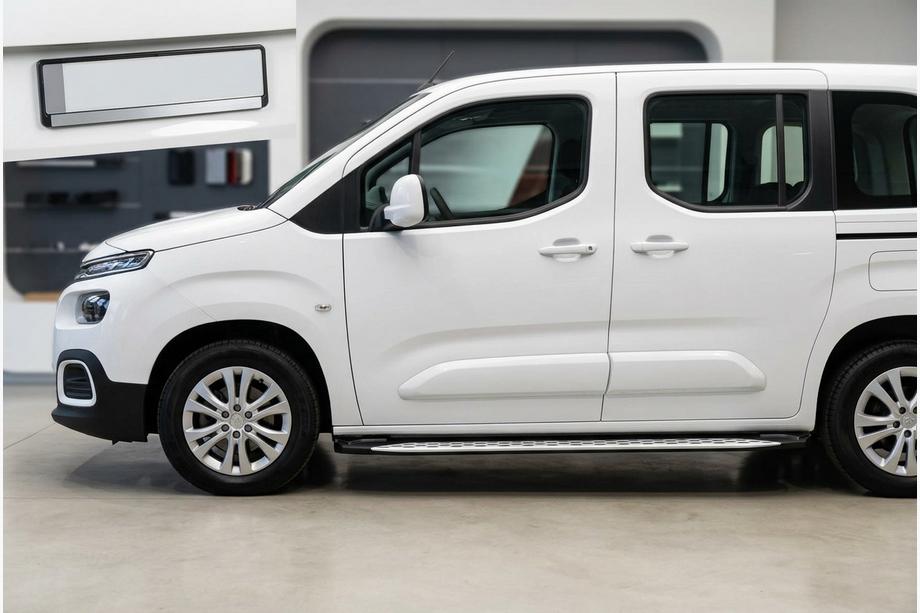 Citroen Berlingo/Multispace 2018- Side Steps Shining V1 (2 pcs, Aluminum) Image