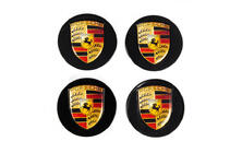 Porsche Wheel center caps 76/71mm black (set of 4) photo 2
