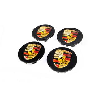 Wheel center caps 76/71mm black (set of 4)
