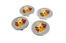 Porsche Wheel center caps 76/71mm gray (4 pcs) photo 1