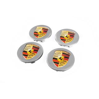 Wheel center caps 76/71mm gray (4 pcs)
