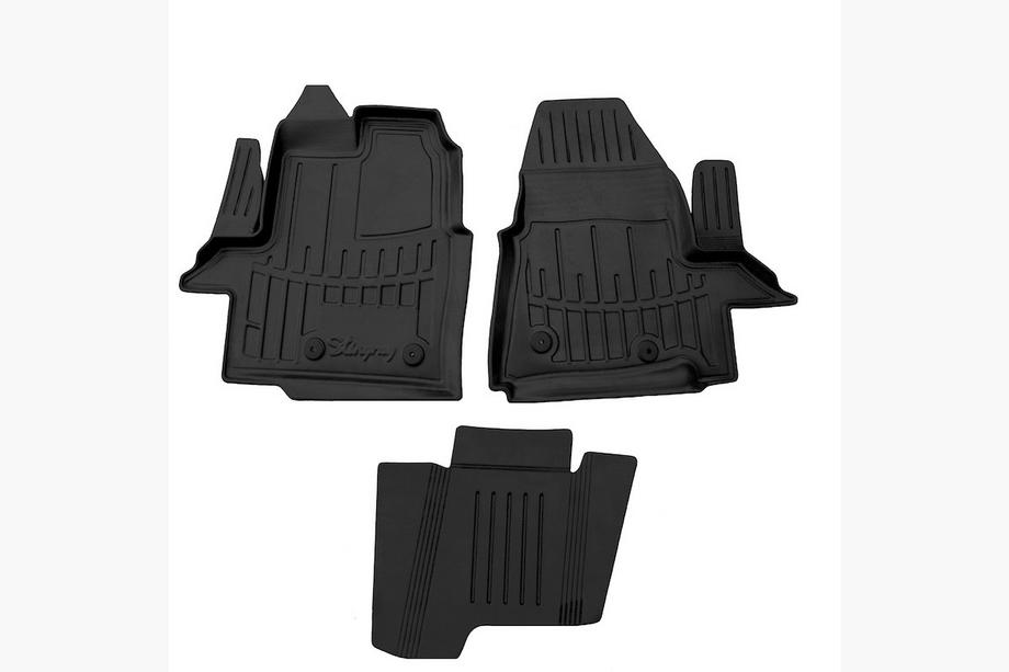 Ford Custom 2013-2022 Stingray 3D floor mats (3 pcs, polyurethane) Image