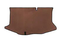 Ford Fiesta 2008-2017 Trunk Mat HB (EVA, Brown) photo 1