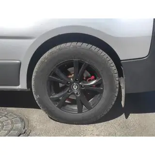 Black wheel center caps ren60tur-bl (59mm to 55mm, set of 4) photo 3