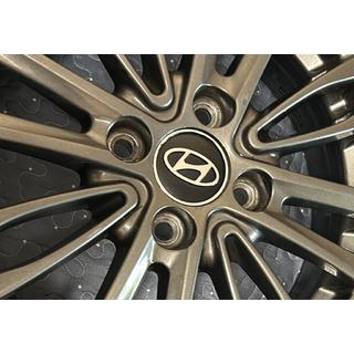 Black wheel center caps hyun60tur-bl (59mm to 55mm, 4 pcs)
