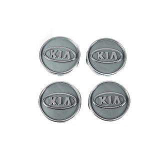 Wheel center caps grey kia60tur-sir (59mm to 55mm, 4 pcs) photo 2
