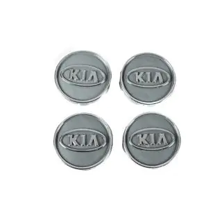 Wheel center caps grey kia60tur-sir (59mm to 55mm, 4 pcs) photo 2