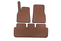 Tesla Model S 2012– EVA Floor Mats (2021+, Brown) photo 1