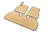 Tesla Model S 2012– EVA Floor Mats (2021+, Beige) photo 2