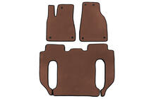 Tesla Model X 2015- EVA Floor Mats (Brown) photo 1